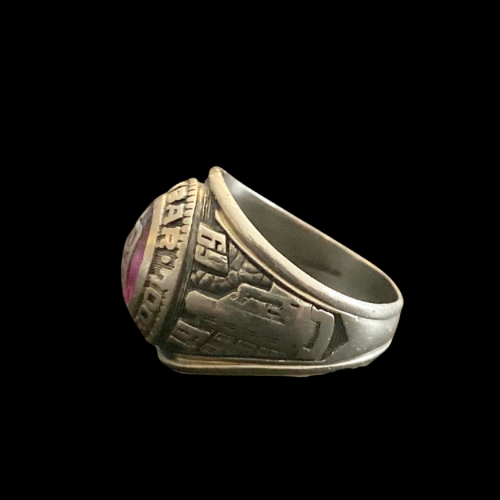 Class of '69 Dunbar High Class Ring, 10K Gold Band (7.5)