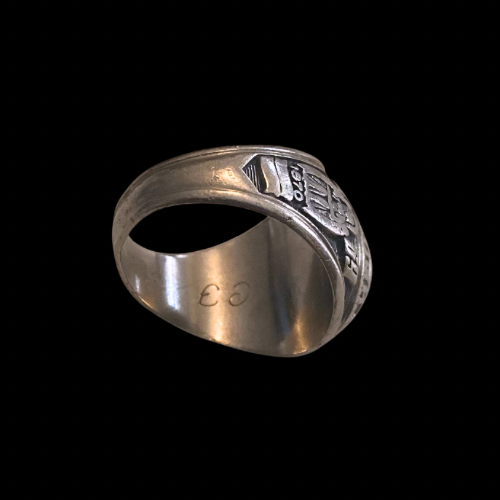 Class of '69 Dunbar High Class Ring, 10K Gold Band (7.5)