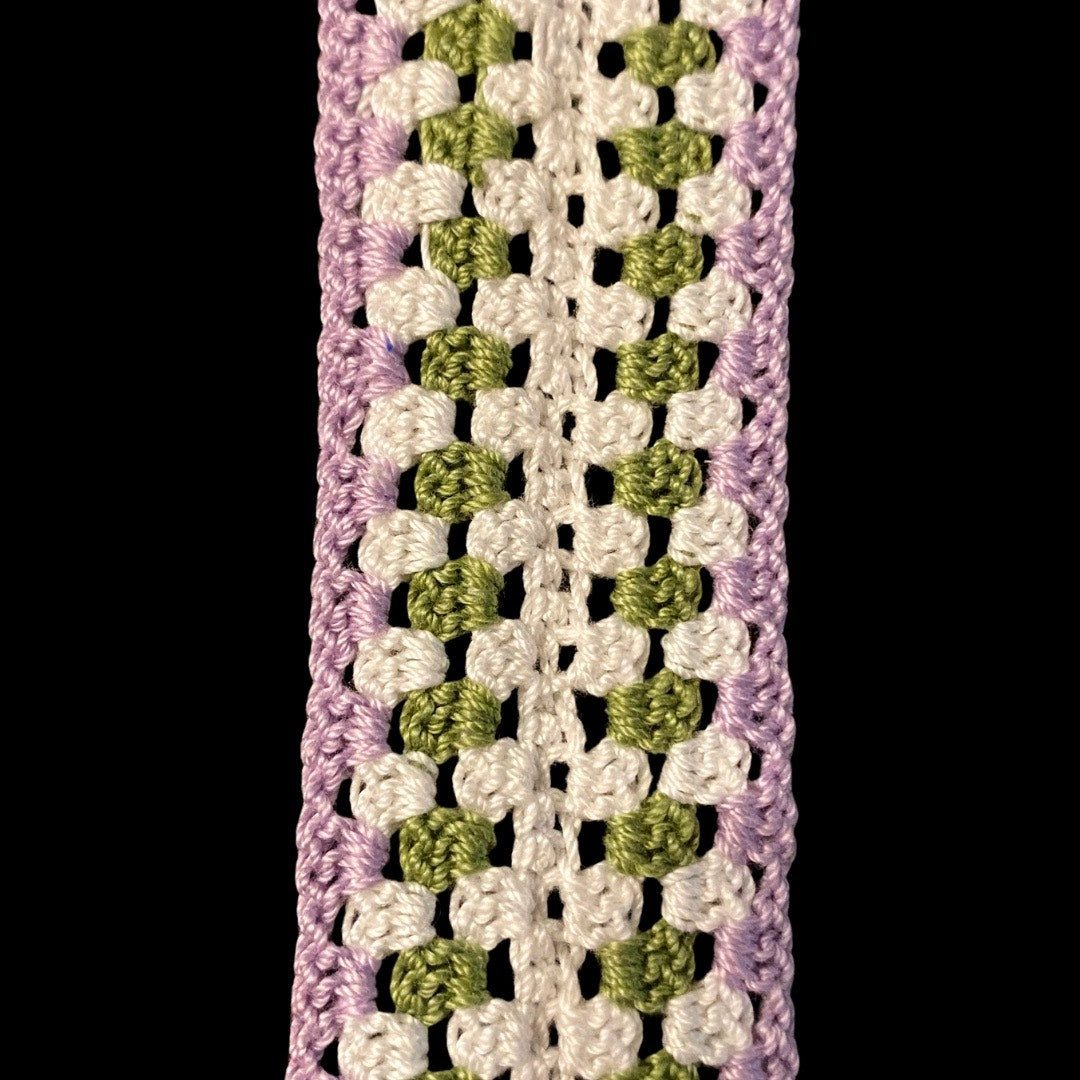 Genderqueer Pride Micro-Crocheted Cotton Bookmark