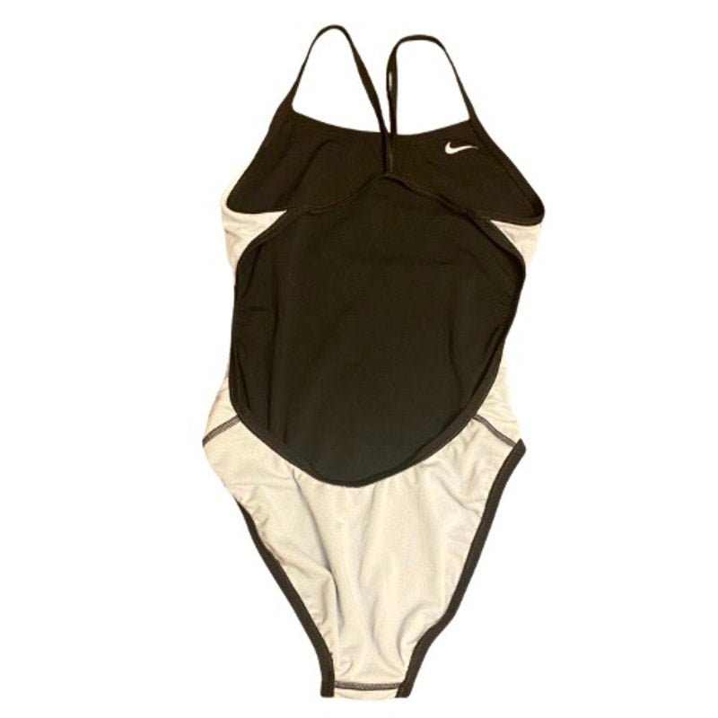 NWT Nike Women’s Size 4 Open Back Black One-Piece Swimsuit