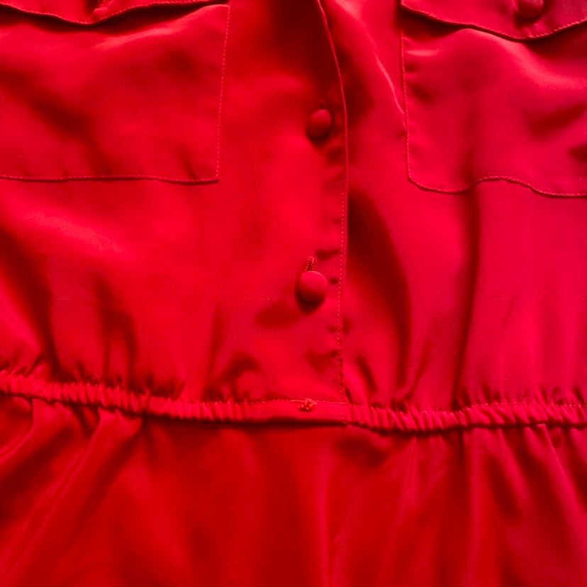 π Maraschino Cherry Red Midi Dress (12)
