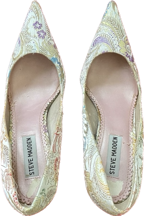 Vintage Brocade Floral Steve Madden “Darring” Heels (8.5 M)