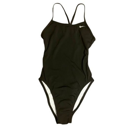 NWT Nike Women’s Size 4 Open Back Black One-Piece Swimsuit