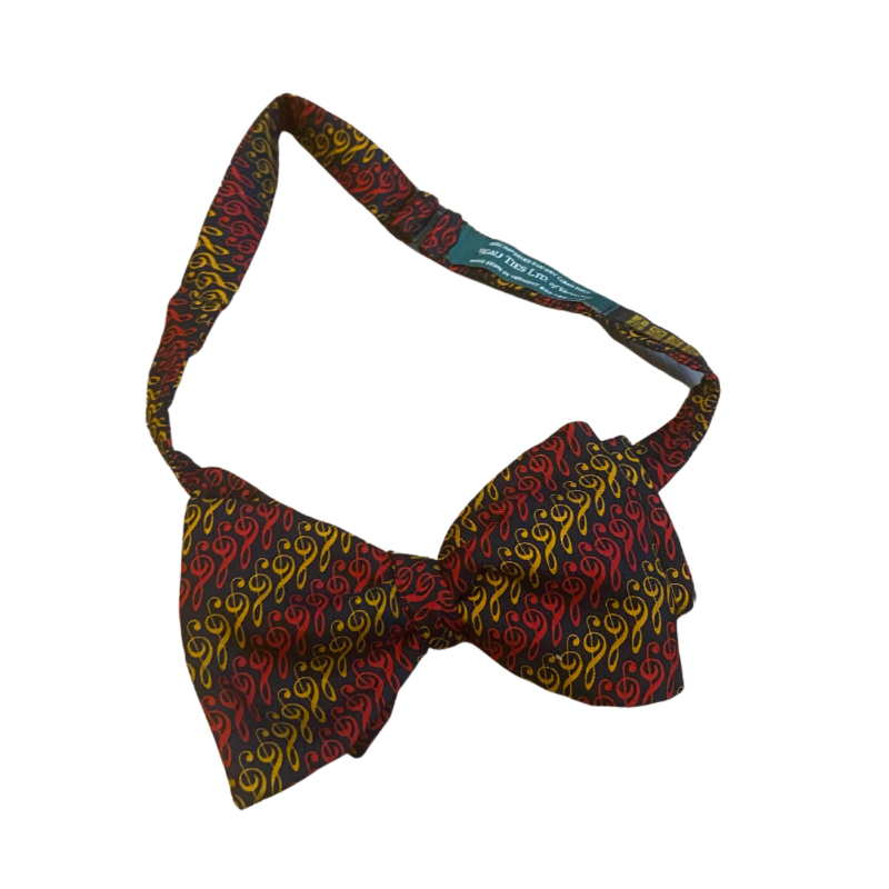 “Nothing But Treble” Silk Self-Tie Bow Tie