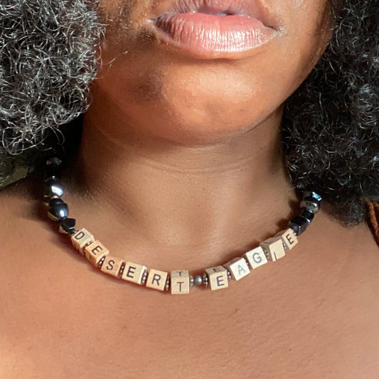 COWBOY CARTER Tracklist Wood Bead Stretch Choker Necklaces | 11:44 Designs by Amber’s Attick