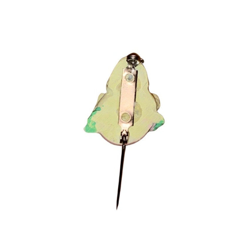 Vintage Springtime Pastel Yellow Duck Lapel Pin