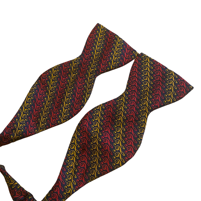 “Nothing But Treble” Silk Self-Tie Bow Tie