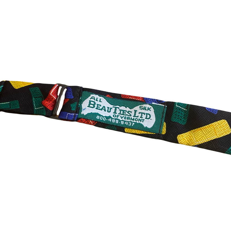 “Make it Better” Colorful Bandaids Silk Self-Tie Bow Tie