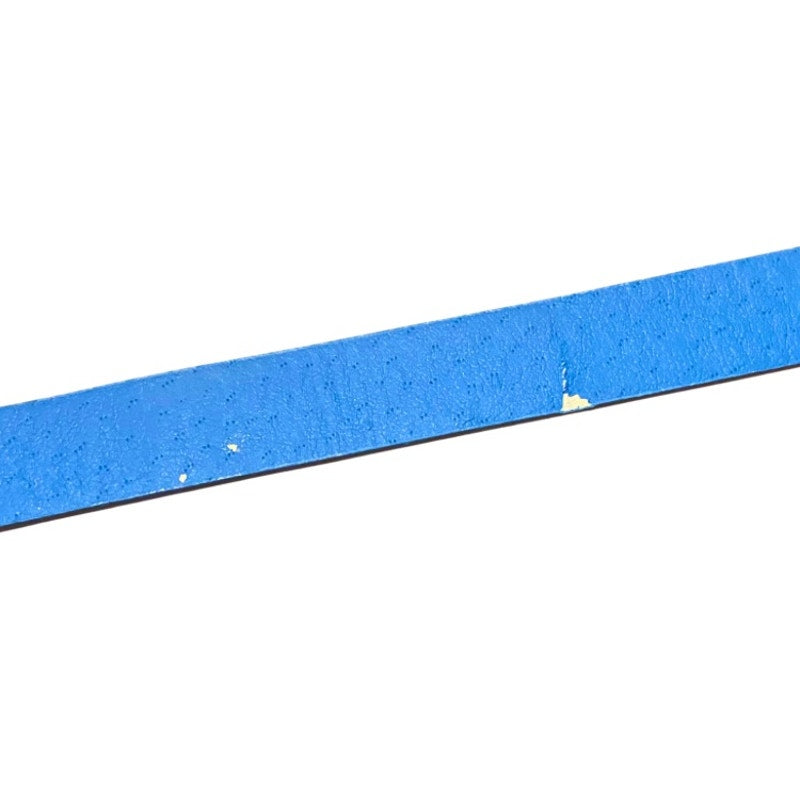 Slim Cerulean Blue Pleather Belt (16)