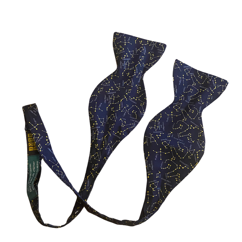 “Written in the Stars” Constellation Silk Self-Tie Bow Tie