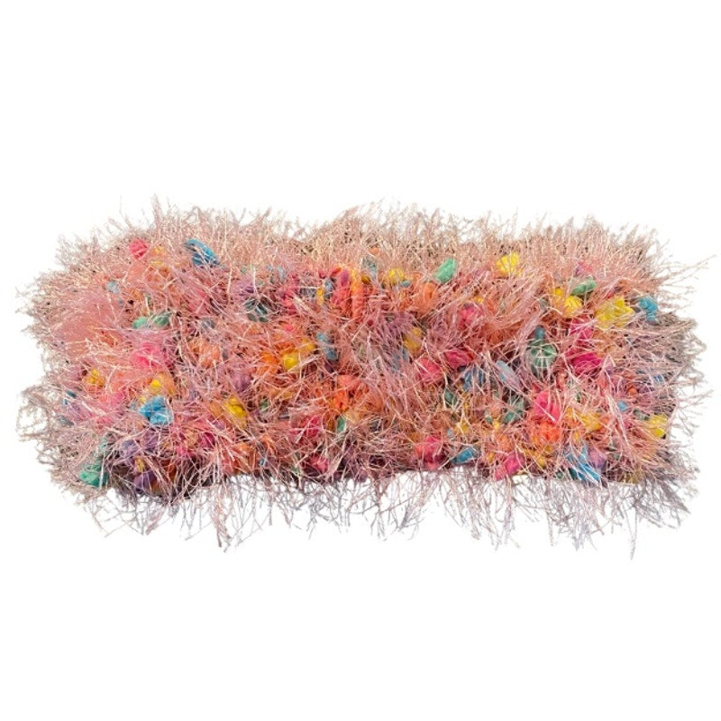“Fancy Fur” Pastel Pink/Blue/ Yellow/ Purple Knit Headband (OSFM)