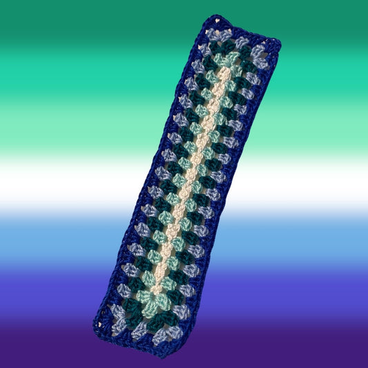 Gay Pride Micro-Crocheted Cotton Bookmark